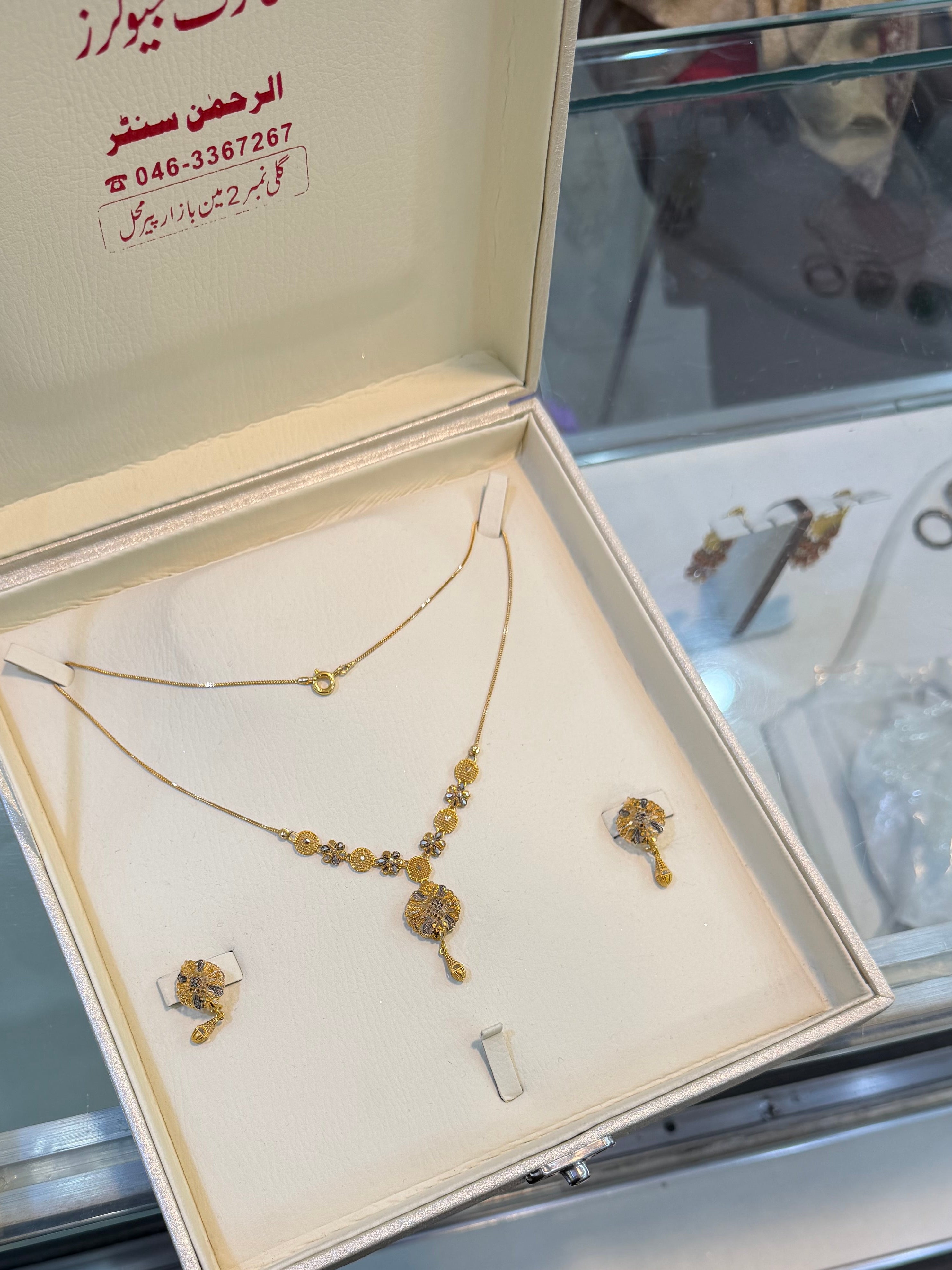 Luxury Gold Mala Necklace Set